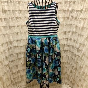 ModCloth Size 2X Blue A-Line Dress with Pockets